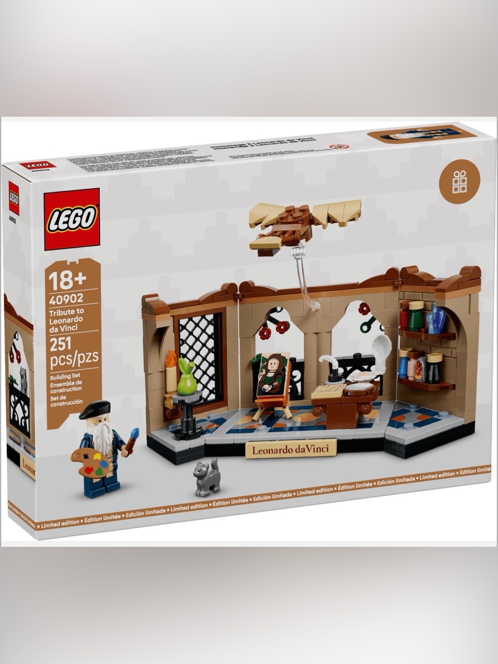 New LEGO 40902 Tribute to Leonardo da Vinci Limited Edition Factory Sealed